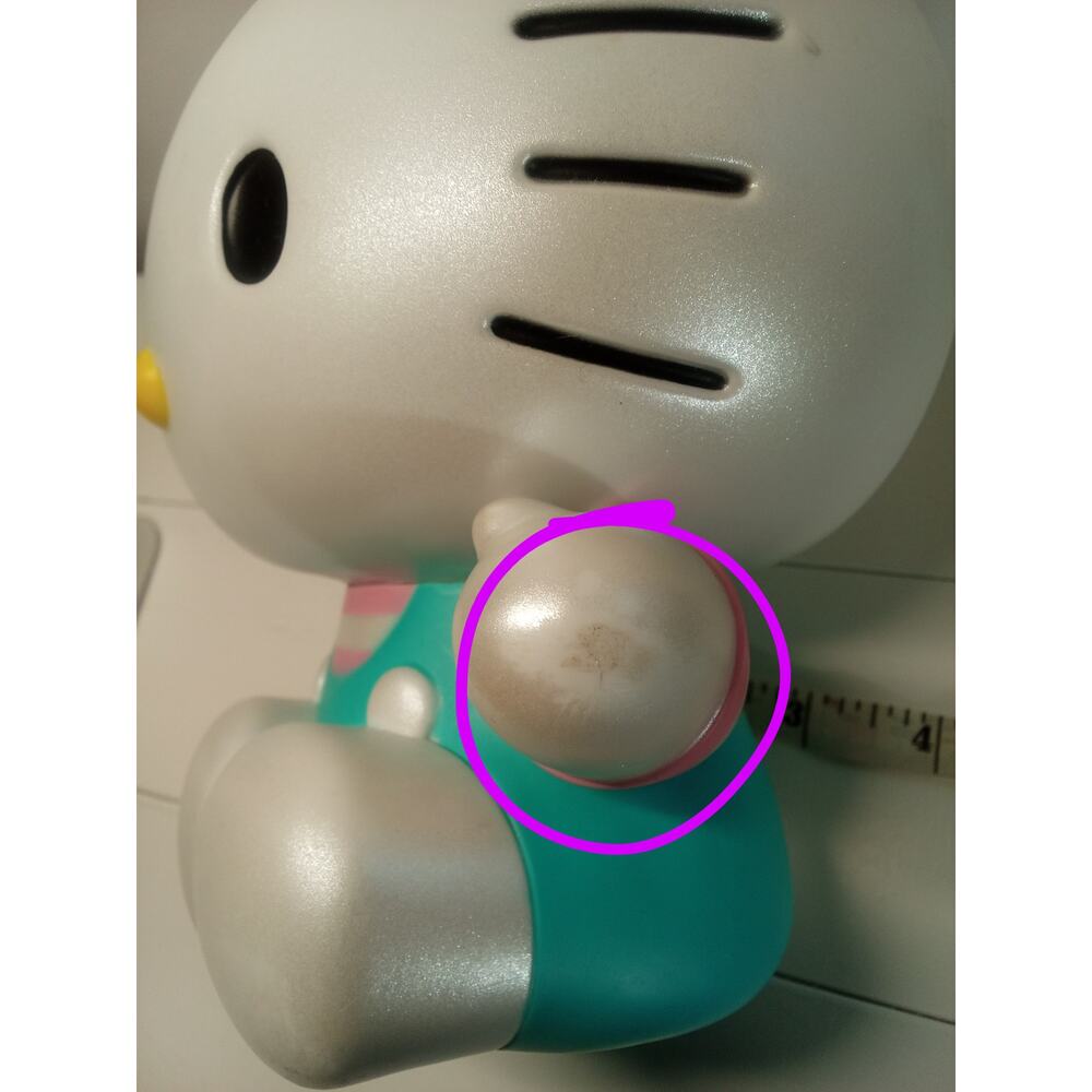 Hello Kitty Coin Bank Hard Plastic 2019 NO PLUG - Picture 9 of 10